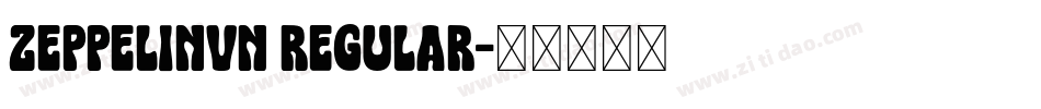 ZeppelinVN Regular字体转换